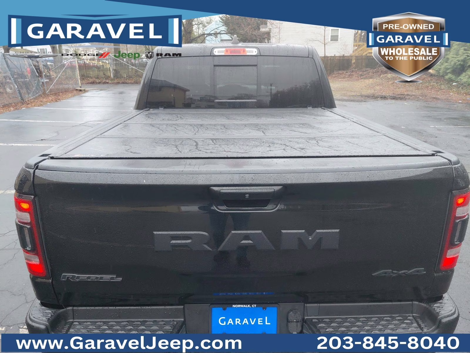 2019 Diamond Black Crystal Pearlcoat Ram 1500 Rebel 4X4 Truck