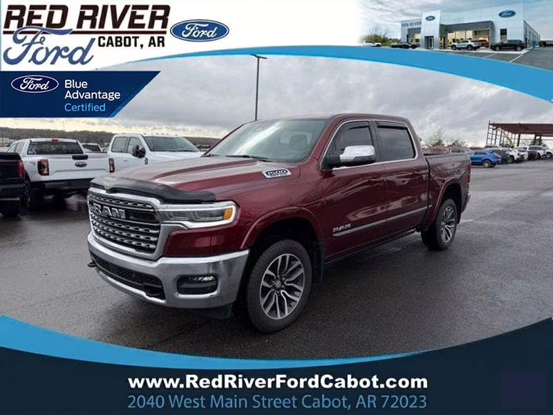 2025 Delmonico Red Pearlcoat Ram 1500 Limited 4X4 Truck