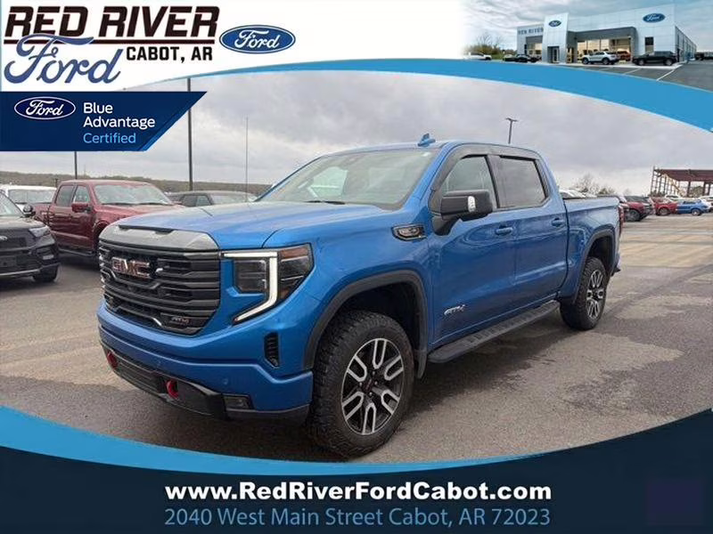2024 Dynamic Blue Metallic GMC Sierra AT4 4X4 Truck