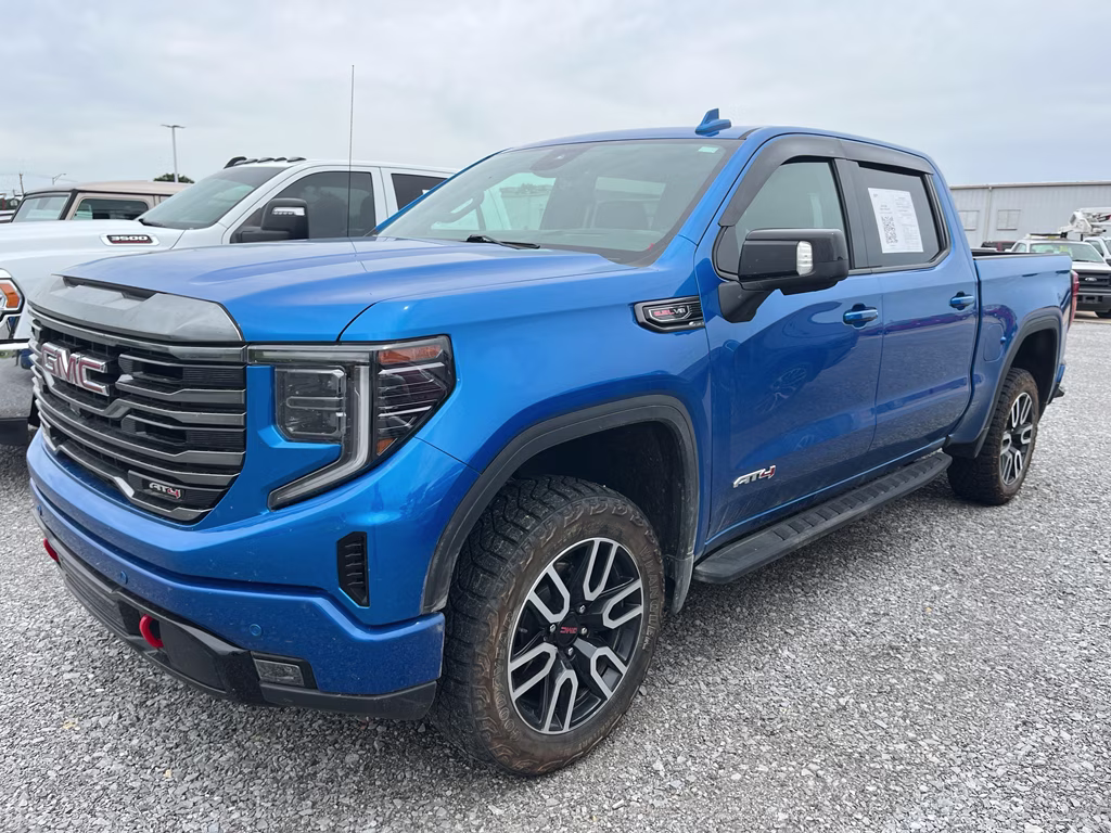 2024 Dynamic Blue Metallic GMC Sierra AT4 4X4 Truck