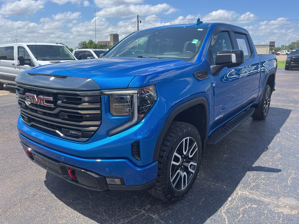 2024 Dynamic Blue Metallic GMC Sierra AT4 4X4 Truck