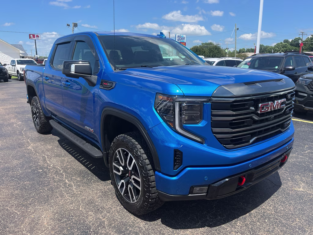 2024 Dynamic Blue Metallic GMC Sierra AT4 4X4 Truck