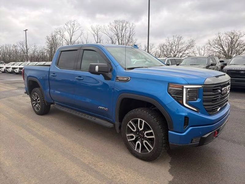 2024 Dynamic Blue Metallic GMC Sierra AT4 4X4 Truck