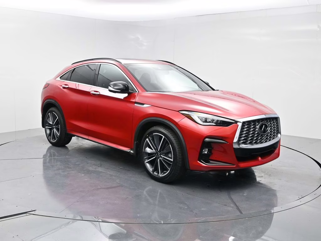 2023 Dynamic Sunstone Red INFINITI QX55 ESSENTIAL AWD SUV