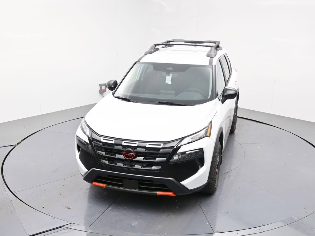 2026 Everest White Pearl Tricoat Nissan Rogue Rock Creek AWD SUV