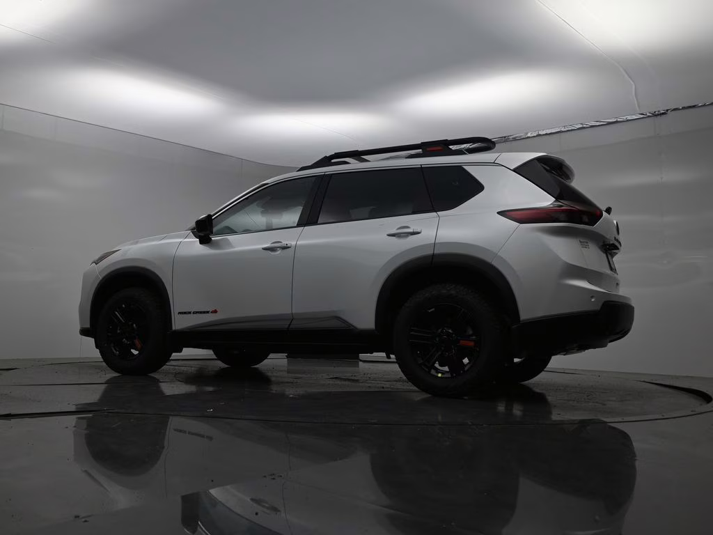 2026 Everest White Pearl Tricoat Nissan Rogue Rock Creek AWD SUV