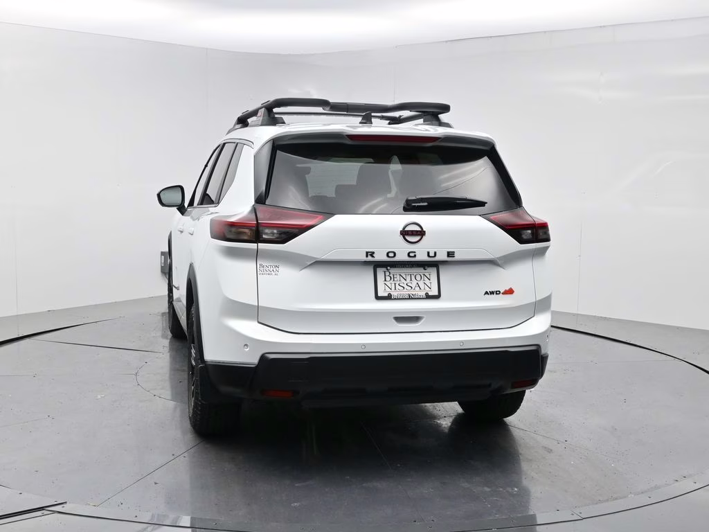 2026 Everest White Pearl Tricoat Nissan Rogue Rock Creek AWD SUV