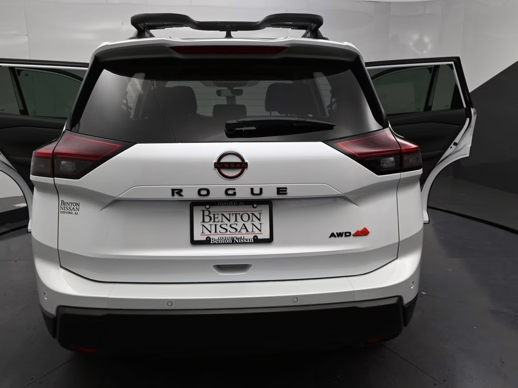 2026 Everest White Pearl Tricoat Nissan Rogue Rock Creek AWD SUV