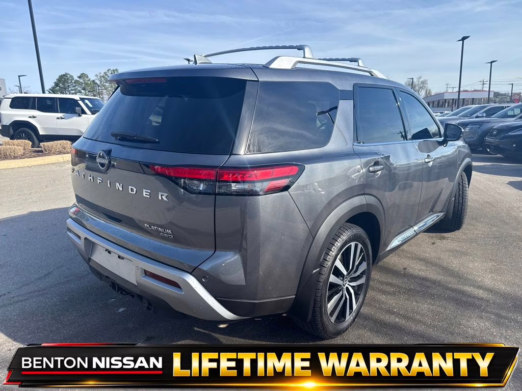 2024 Gun Metallic Nissan Pathfinder Platinum 4X4 SUV