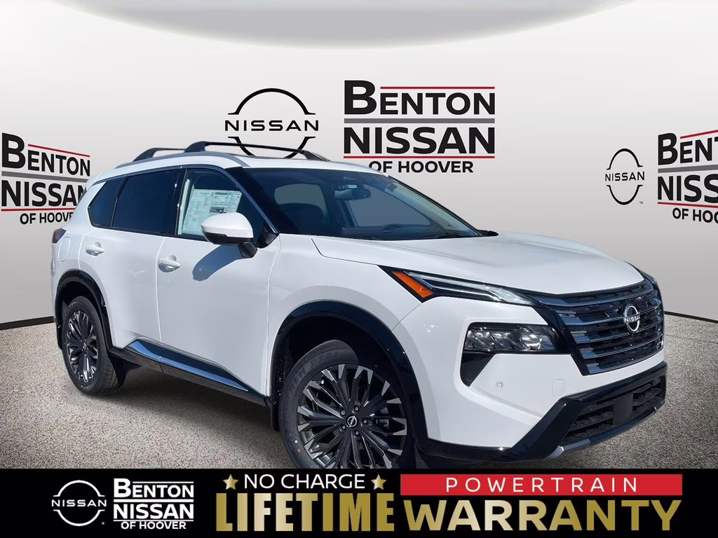 2026 Everest White Pearl Tricoat Nissan Rogue Platinum AWD SUV