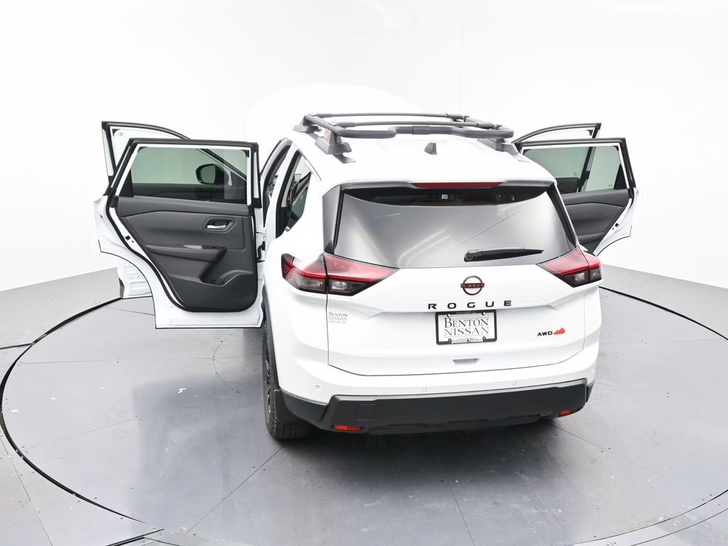 2026 Everest White Pearl Tricoat Nissan Rogue Rock Creek AWD SUV