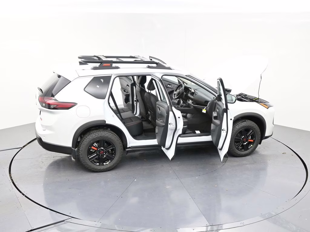 2026 Everest White Pearl Tricoat Nissan Rogue Rock Creek AWD SUV