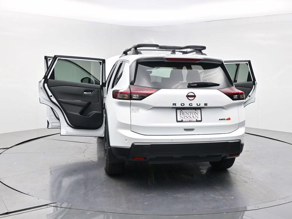 2026 Everest White Pearl Tricoat Nissan Rogue Rock Creek AWD SUV