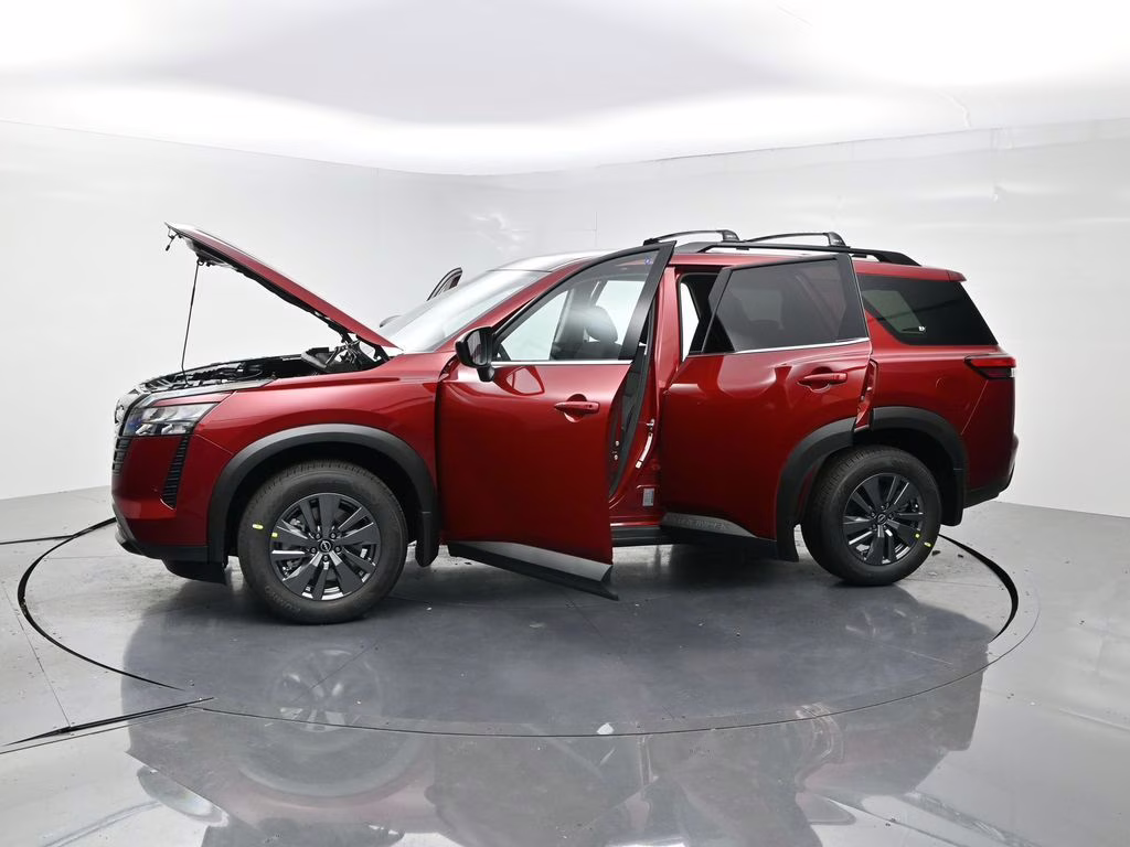 2026 Scarlet Ember Tintcoat Nissan Pathfinder SV FWD SUV