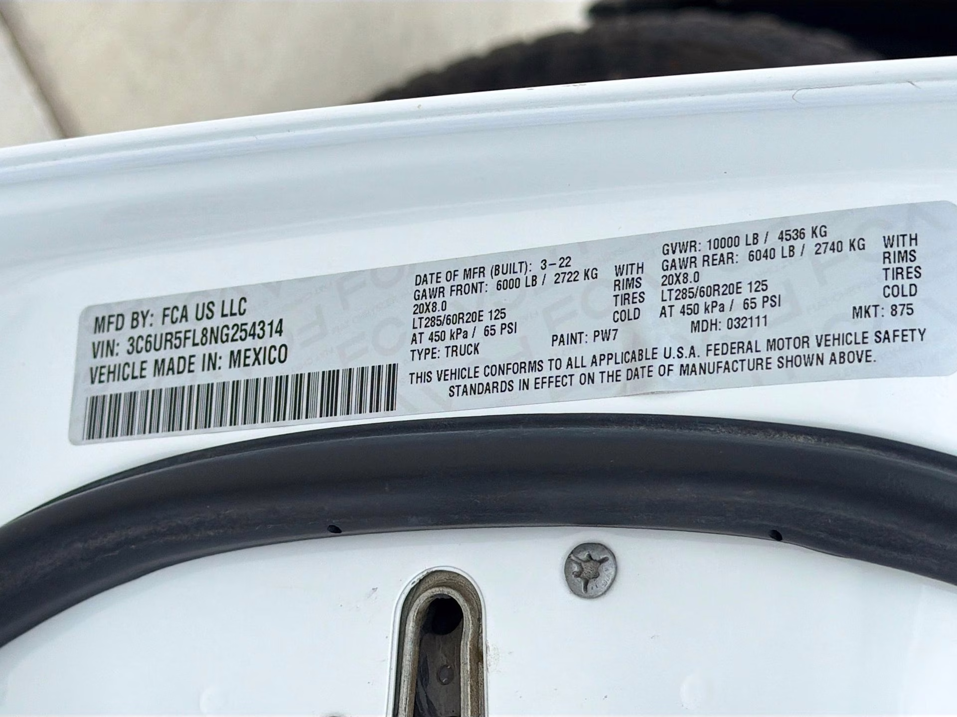 2022 Bright White Clearcoat Ram 2500 Laramie 4X4 Truck