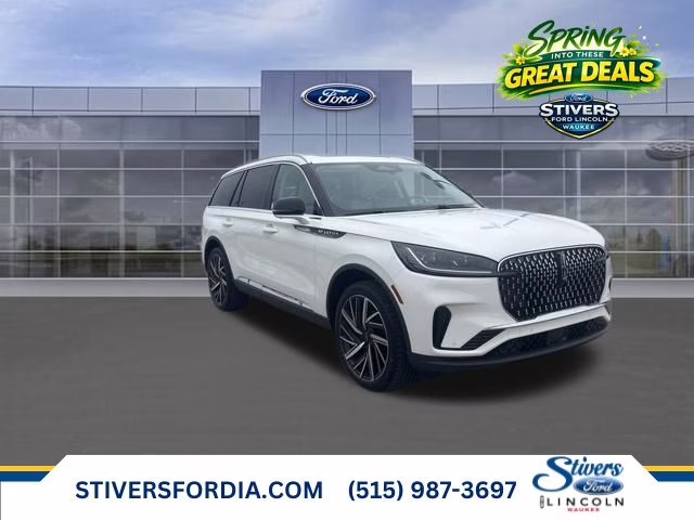 2026 White Lincoln Aviator Reserve AWD SUV