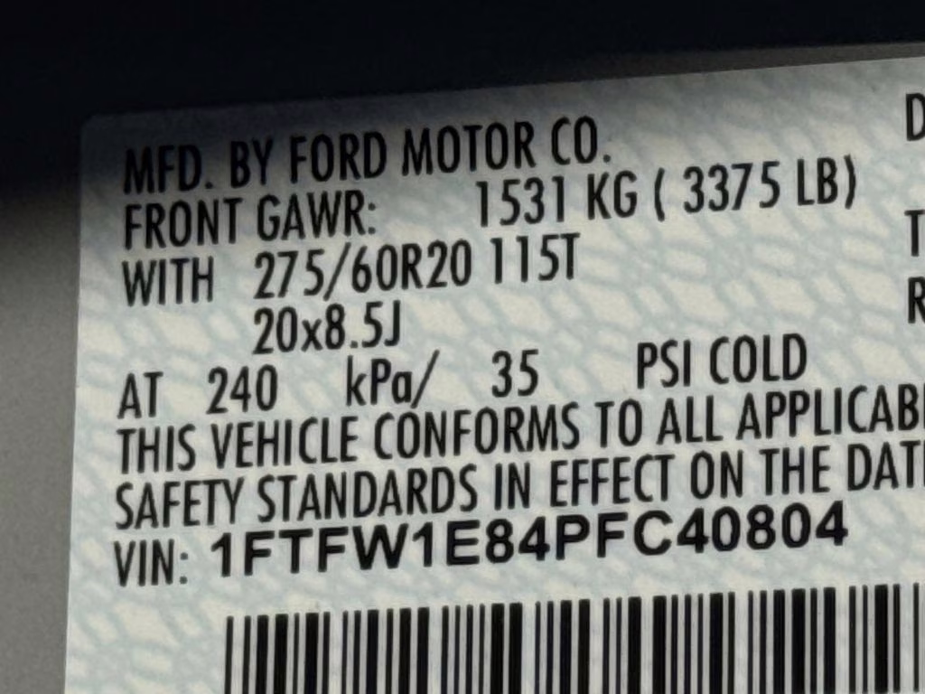 2023 Avalanche Ford F-150 XL 4X4 Truck