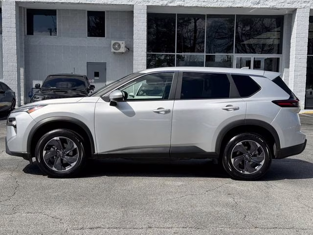 2025 Brilliant Silver Metallic Nissan Rogue SV FWD SUV