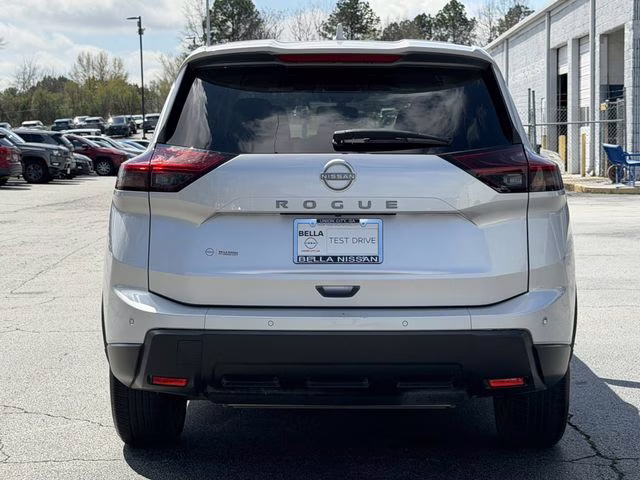 2025 Brilliant Silver Metallic Nissan Rogue SV FWD SUV
