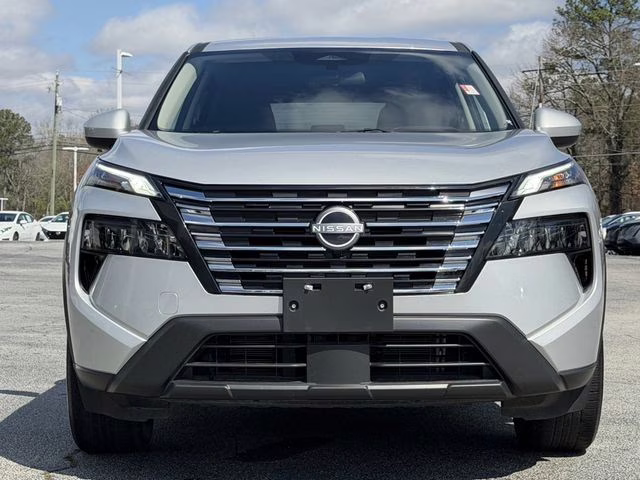 2025 Brilliant Silver Metallic Nissan Rogue SV FWD SUV