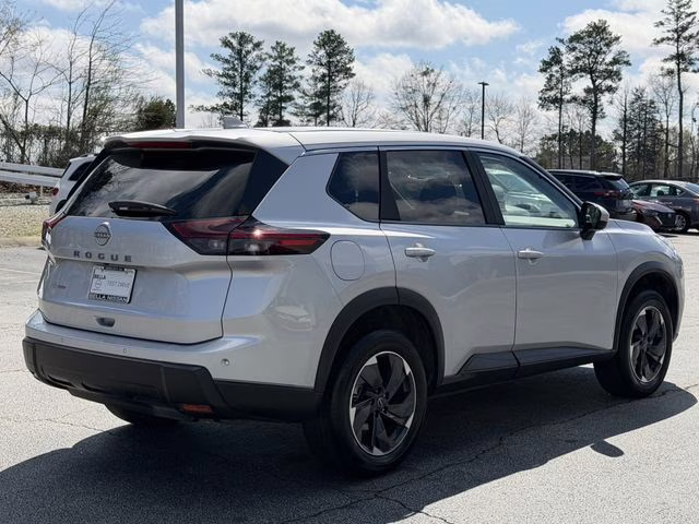 2025 Brilliant Silver Metallic Nissan Rogue SV FWD SUV
