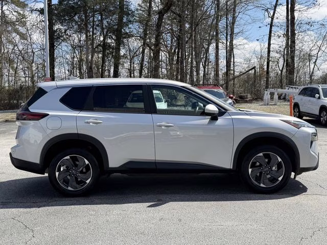 2025 Brilliant Silver Metallic Nissan Rogue SV FWD SUV