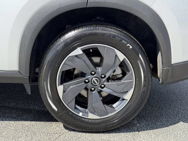 2025 Brilliant Silver Metallic Nissan Rogue SV FWD SUV