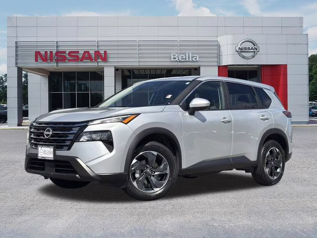 2025 Brilliant Silver Metallic Nissan Rogue SV FWD SUV