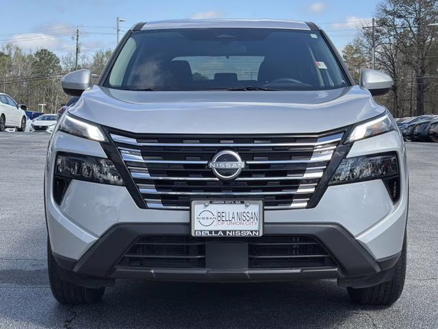 2025 Brilliant Silver Metallic Nissan Rogue SV FWD SUV