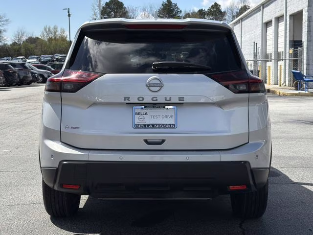 2025 Brilliant Silver Metallic Nissan Rogue SV FWD SUV