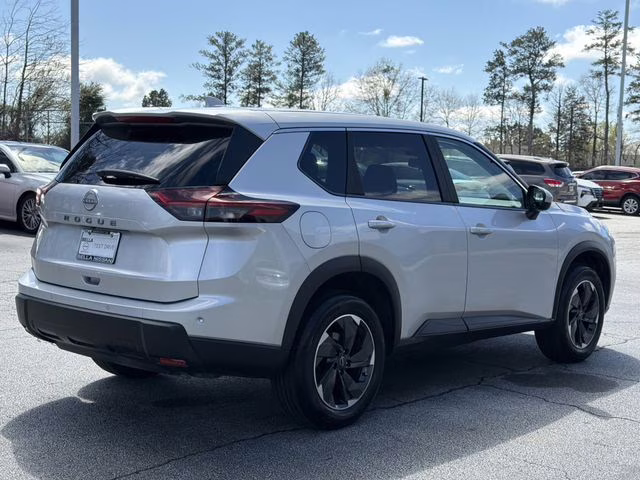 2025 Brilliant Silver Metallic Nissan Rogue SV FWD SUV