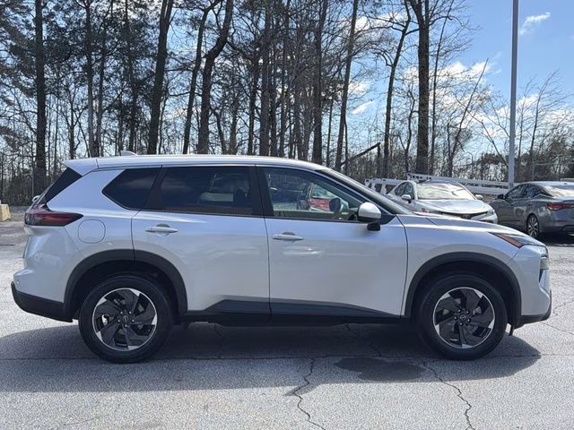 2025 Brilliant Silver Metallic Nissan Rogue SV FWD SUV