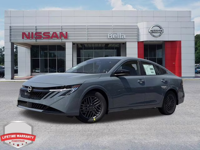 2026 Atlantic Gray Metallic Nissan Sentra SV FWD Sedan