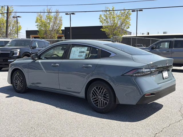 2026 Atlantic Gray Metallic Nissan Sentra SV FWD Sedan