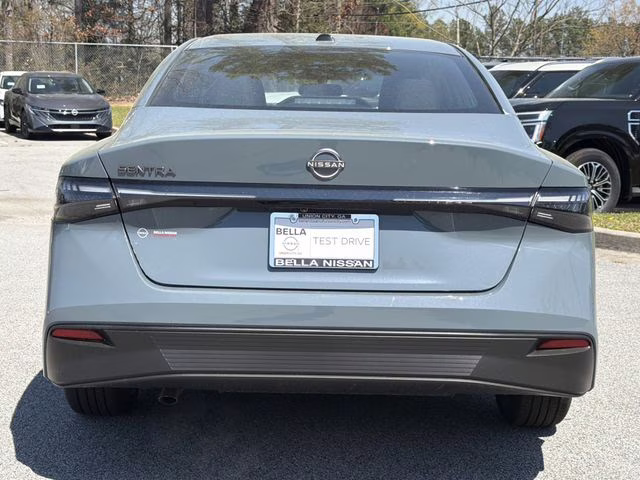 2026 Atlantic Gray Metallic Nissan Sentra SV FWD Sedan