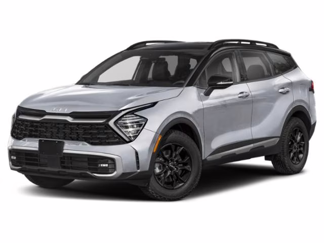 2025 Wolf Gray/Ebony Black Roof Kia Sportage X-Pro Prestige AWD SUV