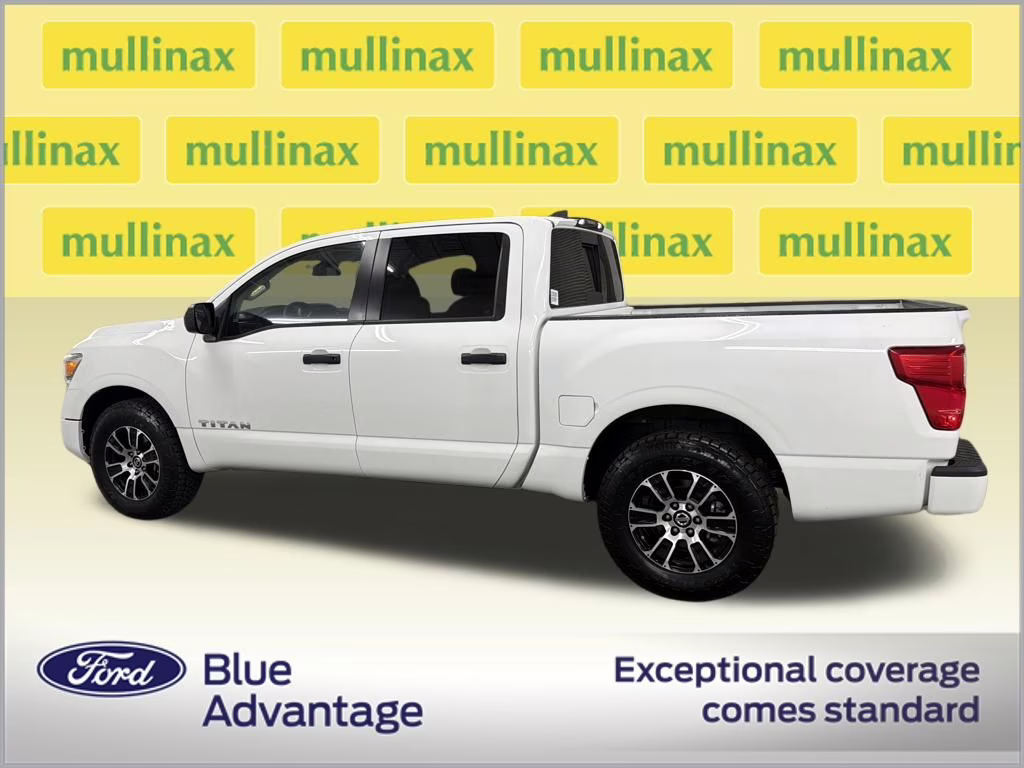2022 Glacier White Nissan Titan SV RWD Truck