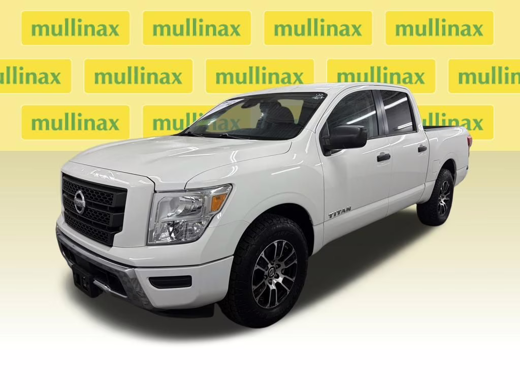 2022 Glacier White Nissan Titan SV RWD Truck