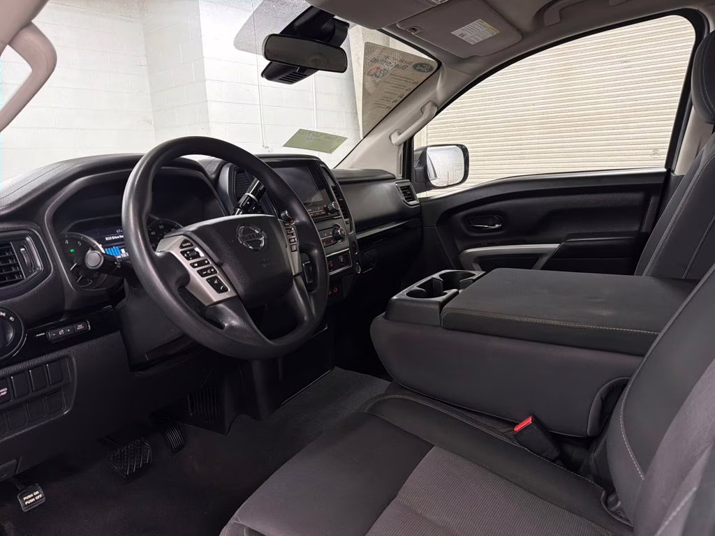 2022 Glacier White Nissan Titan SV RWD Truck