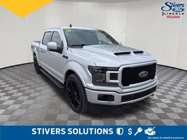 2019 Ingot Silver Ford F-150 XLT 4X4 Truck