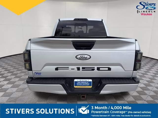 2019 Ingot Silver Ford F-150 XLT 4X4 Truck