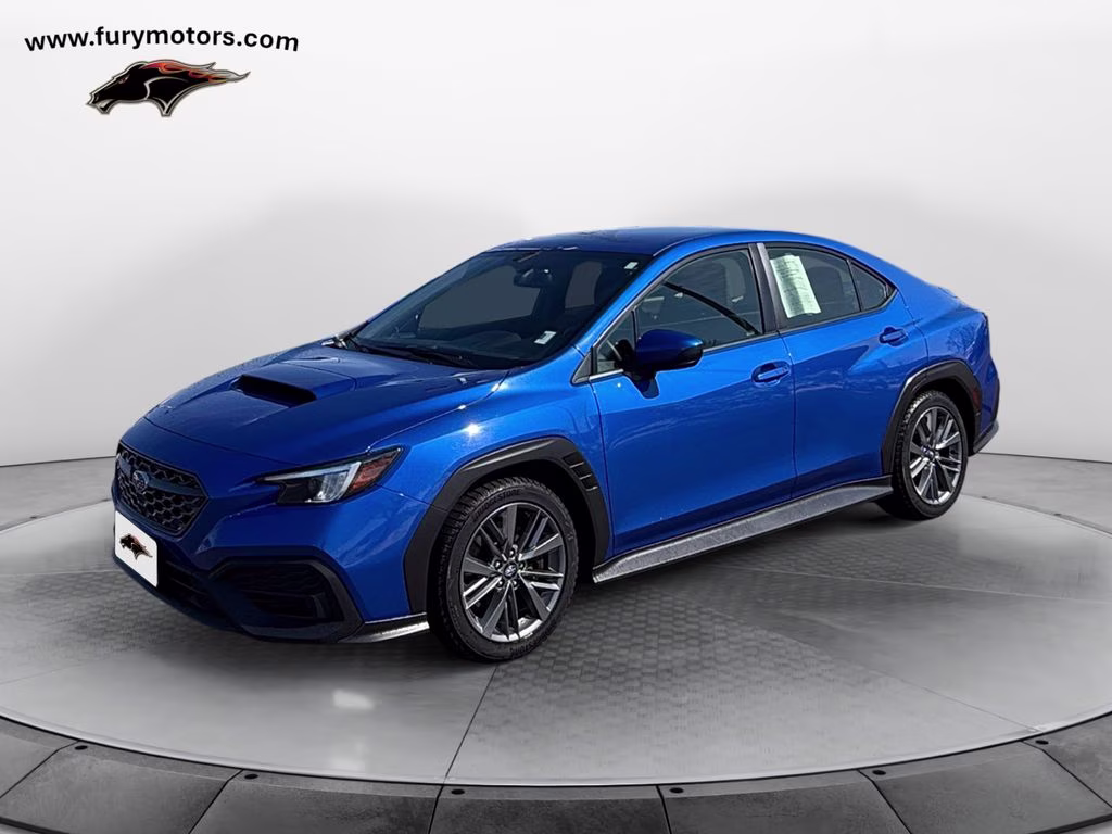2022 WR Blue Pearl Subaru WRX Base 6-Speed Manual Transmission AWD Sedan