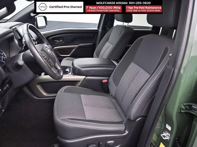 2024 Tactical Green Metallic Nissan Titan SV RWD Truck