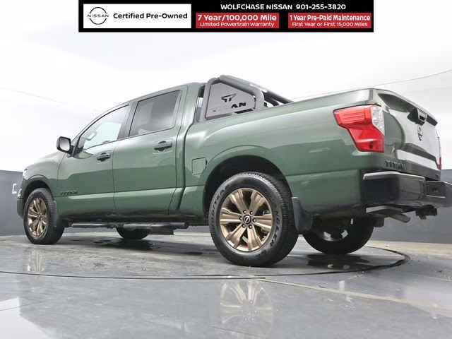 2024 Tactical Green Metallic Nissan Titan SV RWD Truck