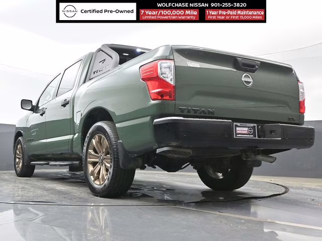 2024 Tactical Green Metallic Nissan Titan SV RWD Truck