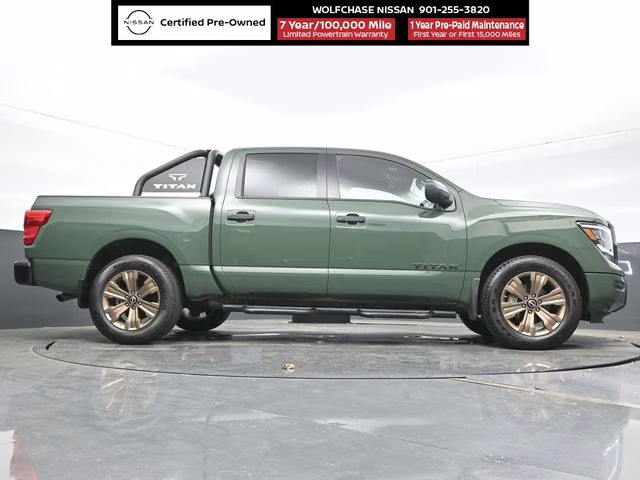 2024 Tactical Green Metallic Nissan Titan SV RWD Truck