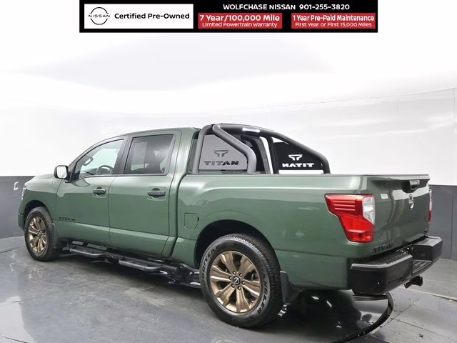 2024 Tactical Green Metallic Nissan Titan SV RWD Truck