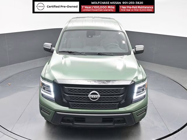 2024 Tactical Green Metallic Nissan Titan SV RWD Truck