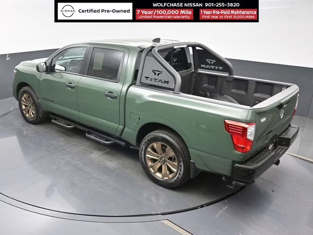 2024 Tactical Green Metallic Nissan Titan SV RWD Truck