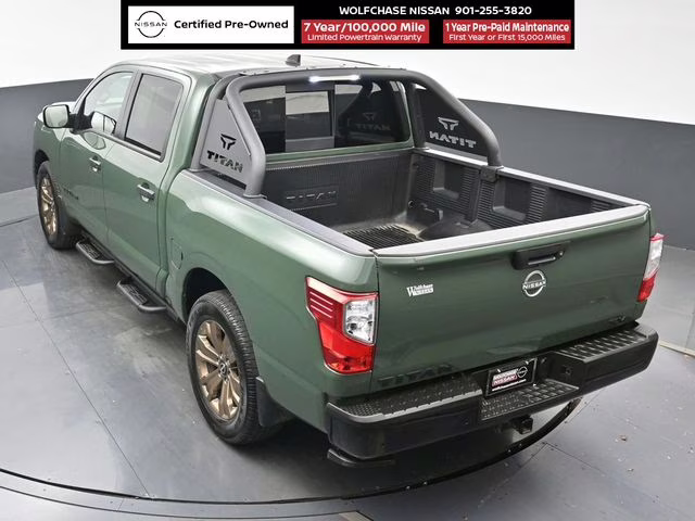 2024 Tactical Green Metallic Nissan Titan SV RWD Truck